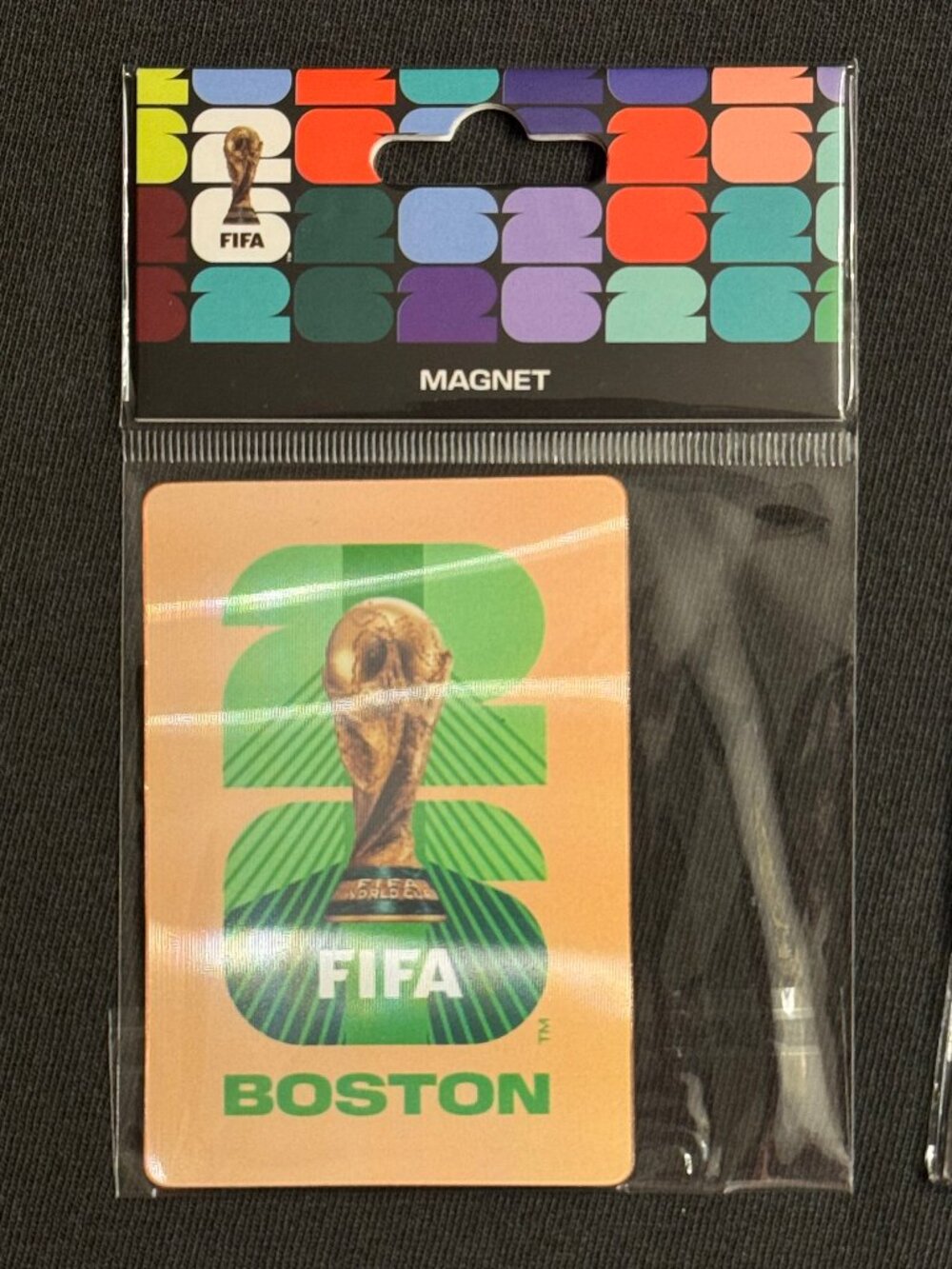 2026 FIFA WORLD CUP Boston Massachusetts Lenticular Magnet SOCCER Football